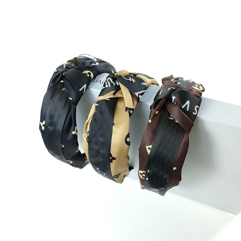 bandeaux imprimés bijoux de luxe de créateur lettre chapeaux femmes accessoires de cheveux cadeau