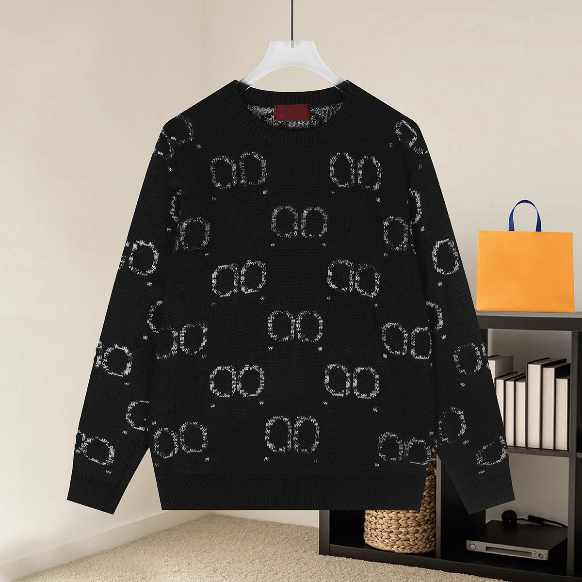 Luxury brand high quality Gradient letters Sweaters Designers Men's Sweaters Women Sweatshirts Knit Sweaters Casual Hip Hop Streetwear loose Cl