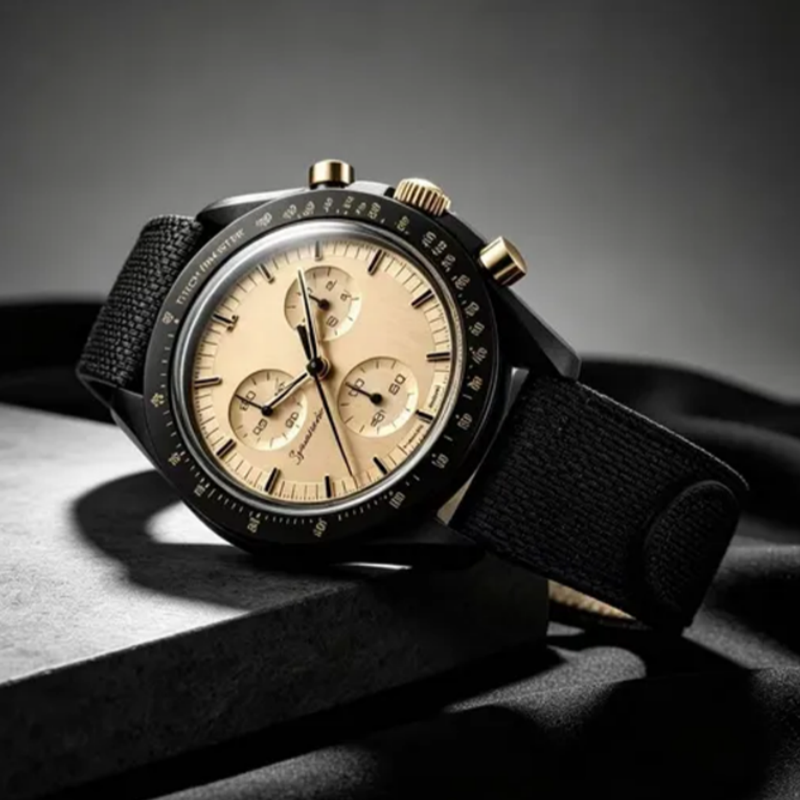 Bioceramic Planet Moon1969 Full Function Chronograph Quarz Watch Mission To Mercury 42mm Luxury Mens couple joint name Wristwatches