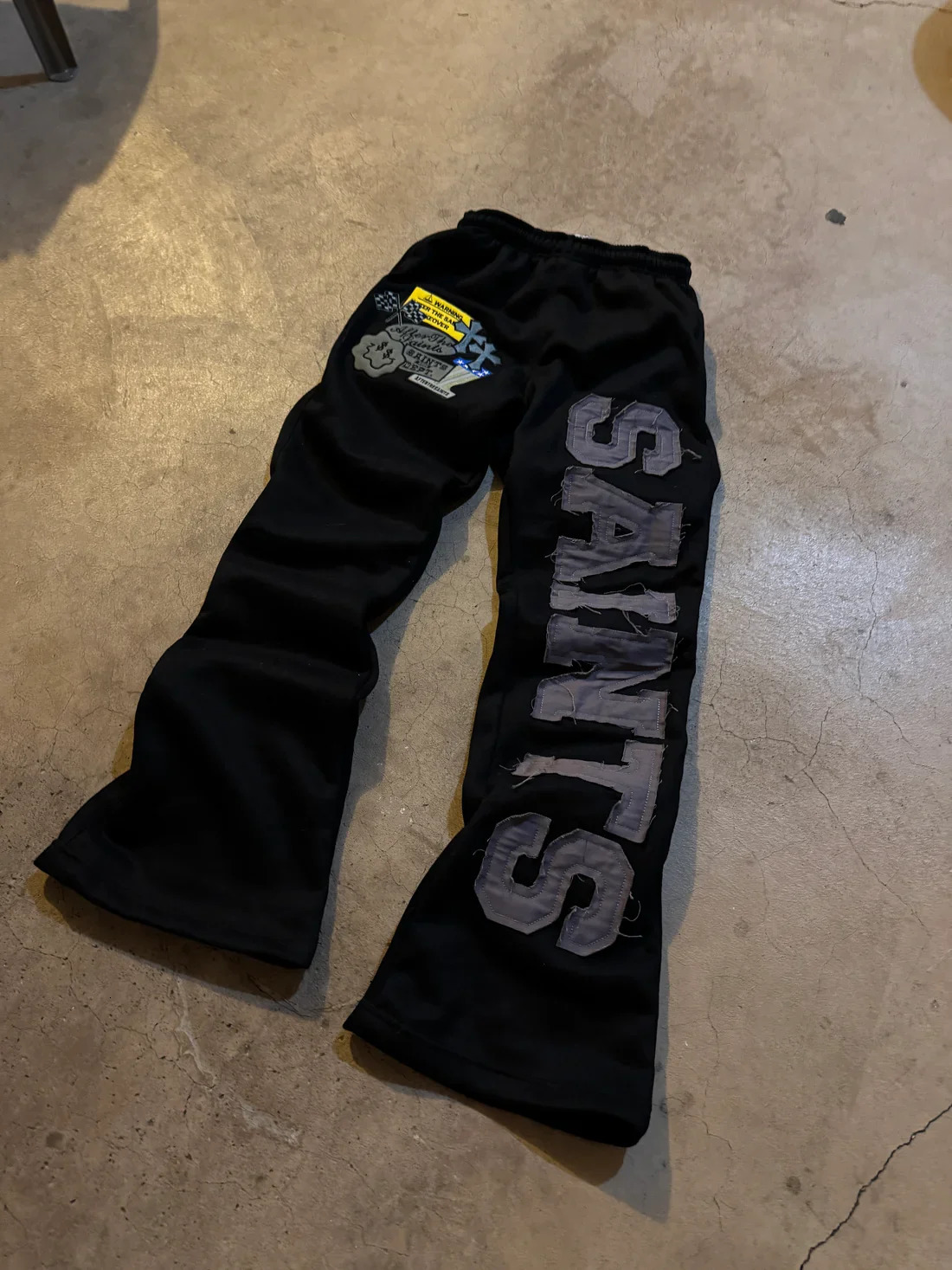 Y2k American Harajuku Retro Sweatpants Mens Womens Hip Hop Rock Letter Embroidery Patch Trousers Casual High Waist Jogging Pants 260729BJ
