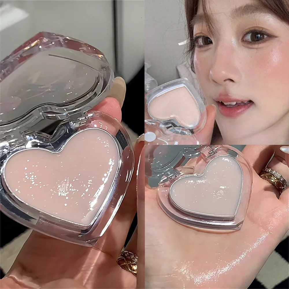 Highlighter cream for face and contouring blusher highlighter stick for natural watery skin lip jelly plate cosmetic 260723BJ