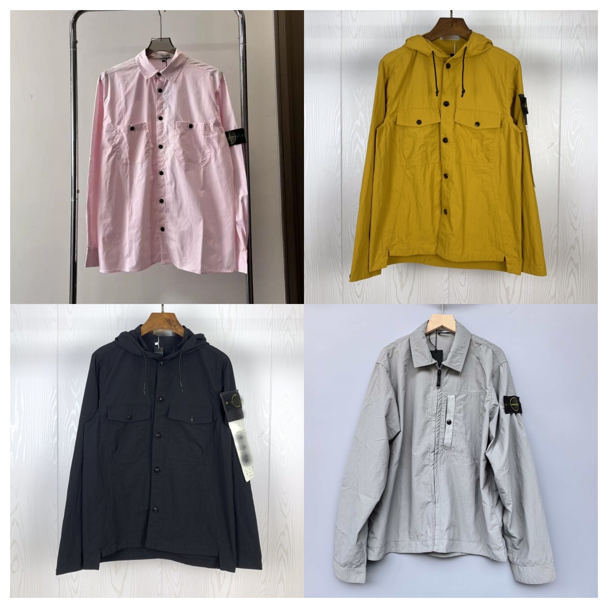 Men's Jackets Men Women Workwear Jacket Loose Multi Pocket Casual Unisex Streetwear Long Sleeve Outerwear For Spring Autumn Daily Coat