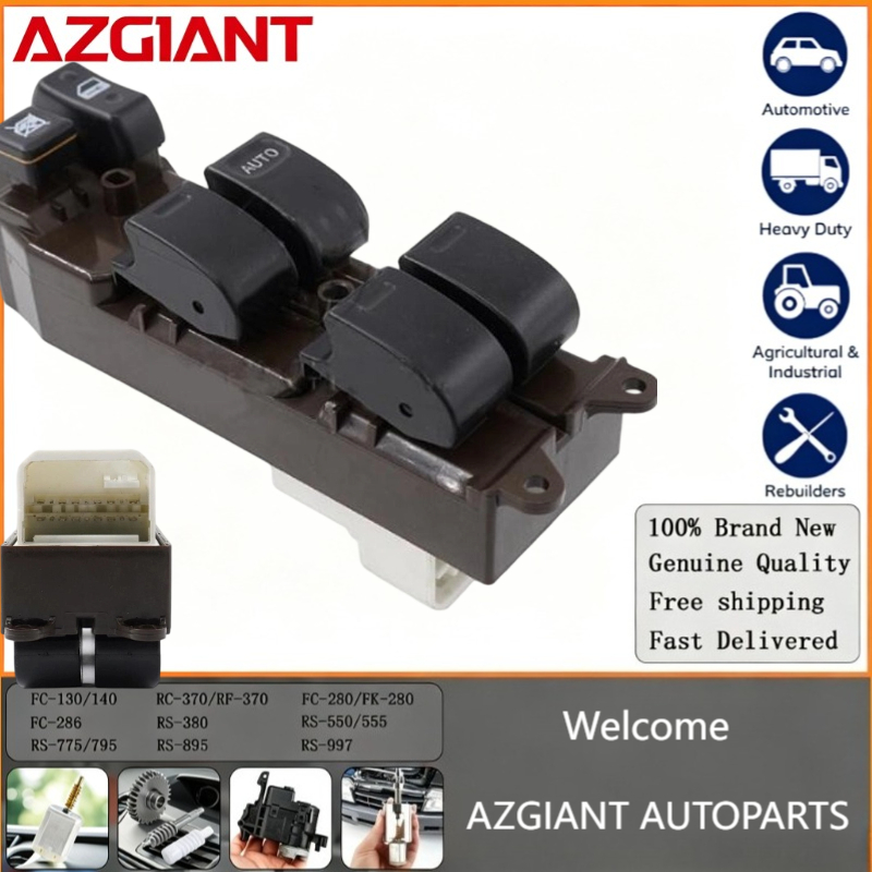 AZGIANT interrupteur principal de fenêtre électrique universel, régulateur de fenêtre, bouton de commande principal pour Toyota Sienna RAV4 Camry