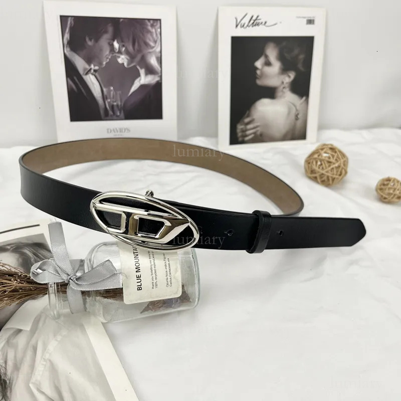 Dis 2026 AAA Hot Sales Designer Luxury Belts Dring Leather Belt Designer Silver Buckle Top Belt Unisex Niche Highend Versatile Belt Autumn High Stre