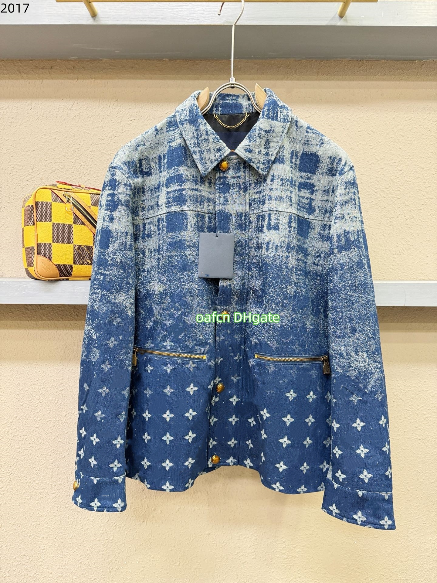 Designer Jacket Coat Winter Autumn Slim Outerwear Stylist Windbreaker Zipper Hoodies Mens Coats Jackets Plus Monogram jacquard pattern denim jacket