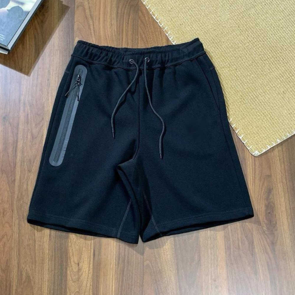 Mens Shorts Cross-Border Knitted Tech Fleece Side-Glued Large Flap Pocket Pants Sports 172 HXEM