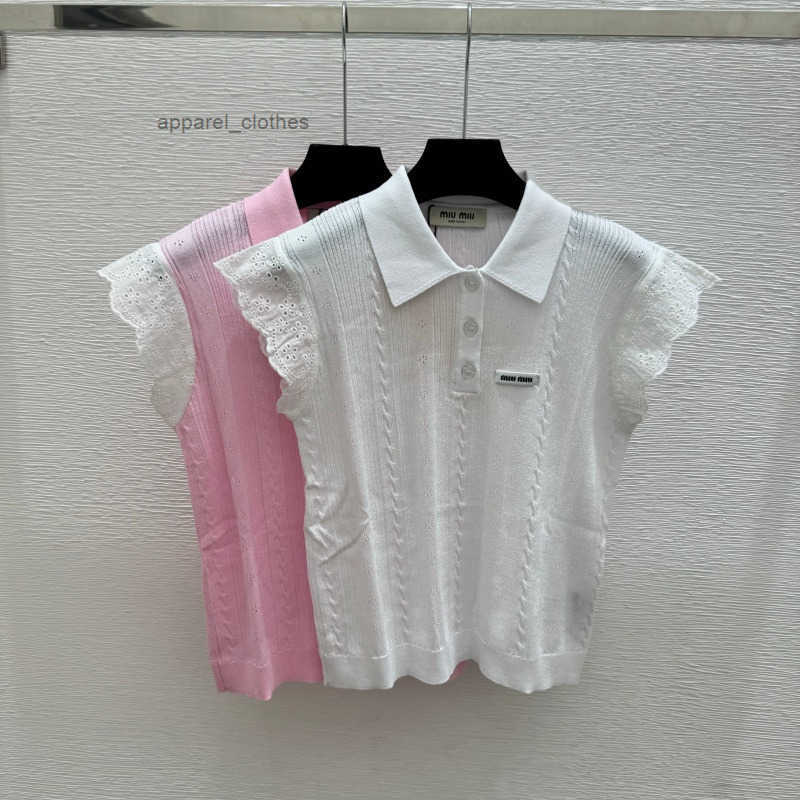 T-Shirts womens Designer T-Shirts for woman luxurious short-sleeved vest T-Shirts top Spring and Summer Style Elegant Ladys Knitted Short-Sleeved T-