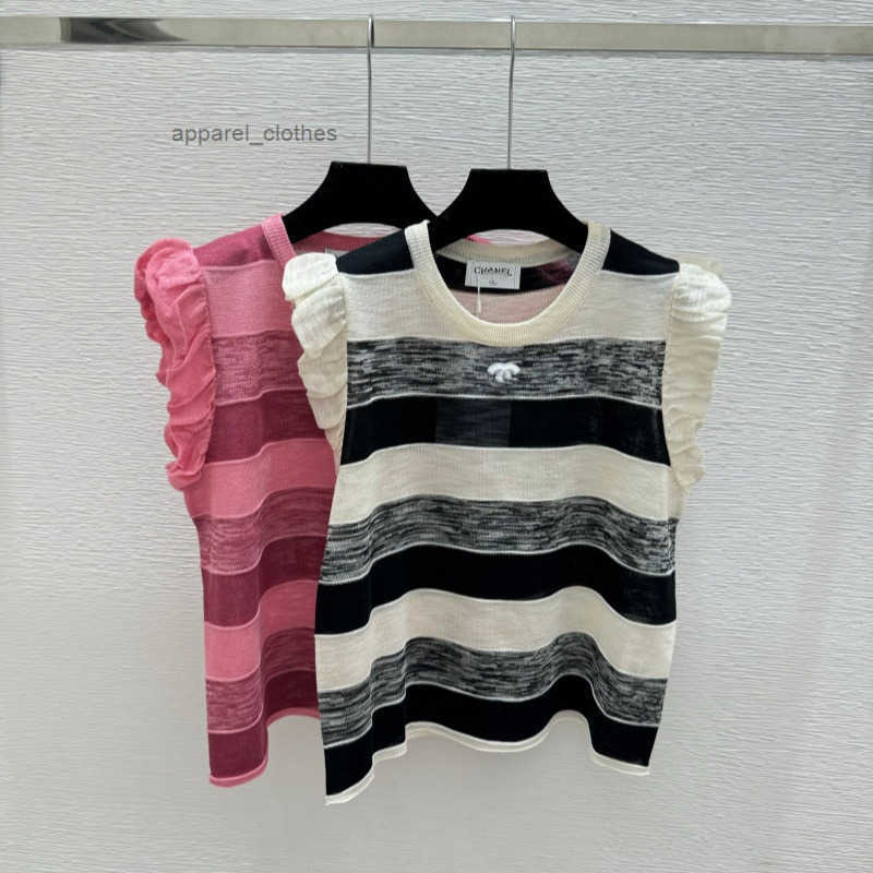 T-Shirts womens Designer T-Shirts for woman luxurious short-sleeved vest T-Shirts top Spring and Summer Style Elegant Ladys Knitted Short-Sleeved T-