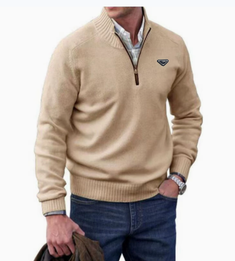 Designer Polo Quarter Zip Mens Top Quailty 1/4 Zip Pullover Mens Sweater Outfit Knit Sweaters Sweatshirt Business Work Clothes Luxury Horser Jacket