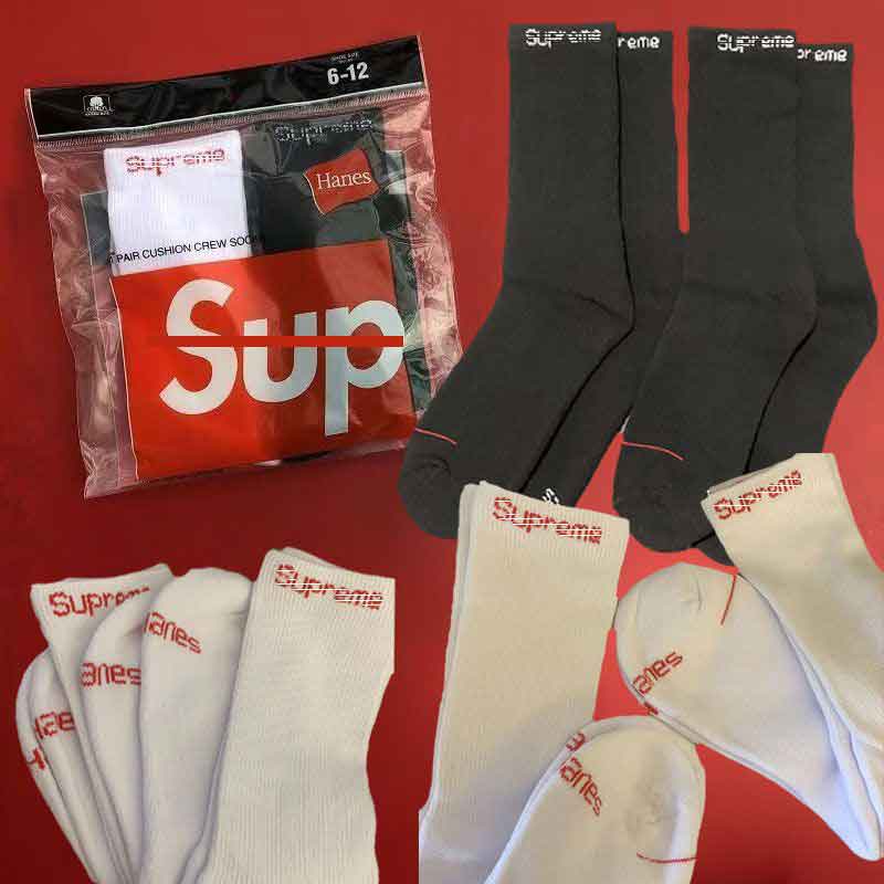 supesocks designer socks designer socks men and women 100% cotton socks 2 pairs 4 pairs packaging fashionable trend stock