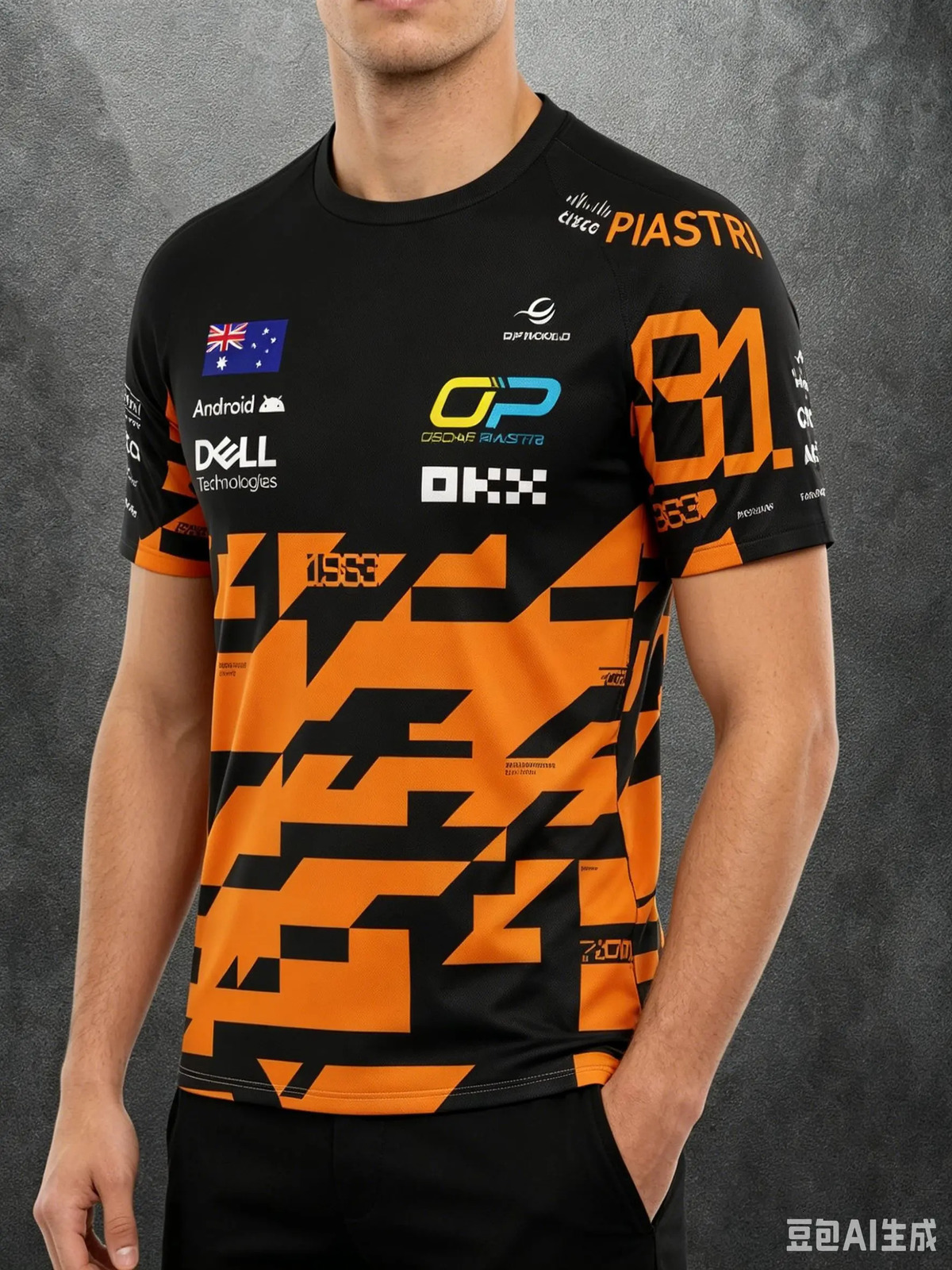 Family Oscar Piastri 81 Racing T Shirt Quick Dry Breathable Short Sleeve Tee for Men Women Motorsport Fans Casual Sportswear 260729