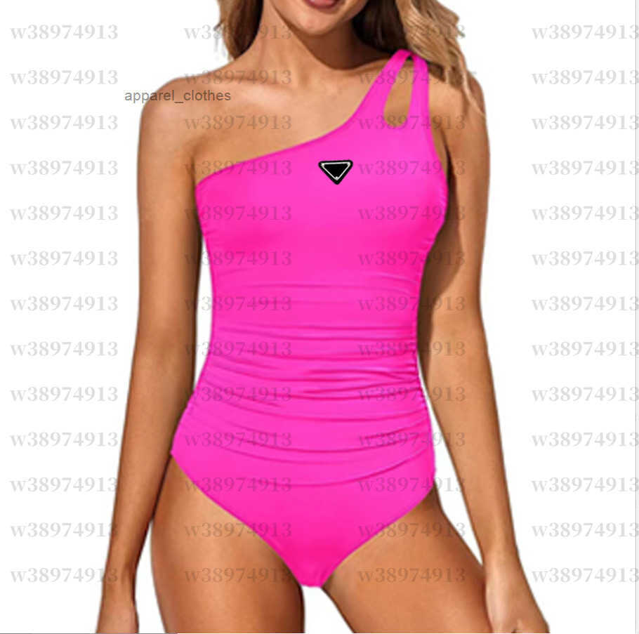 Womens Swimwear designer bikini swimsuits 2026 Sexy Solid Ribbed Women One Piece Swimsuit Female High Waist Bathing Suit Summer Beach Wear Swimming