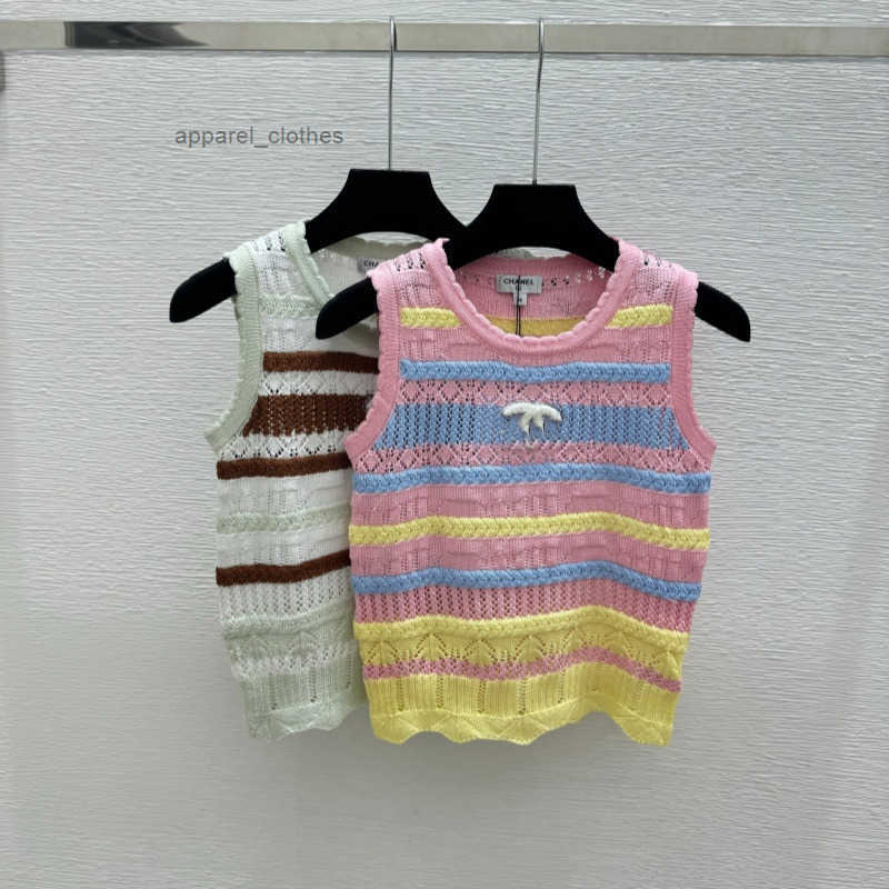 T-Shirts womens Designer T-Shirts for woman luxurious short-sleeved vest T-Shirts top Spring and Summer Style Elegant Ladys Knitted Short-Sleeved T-