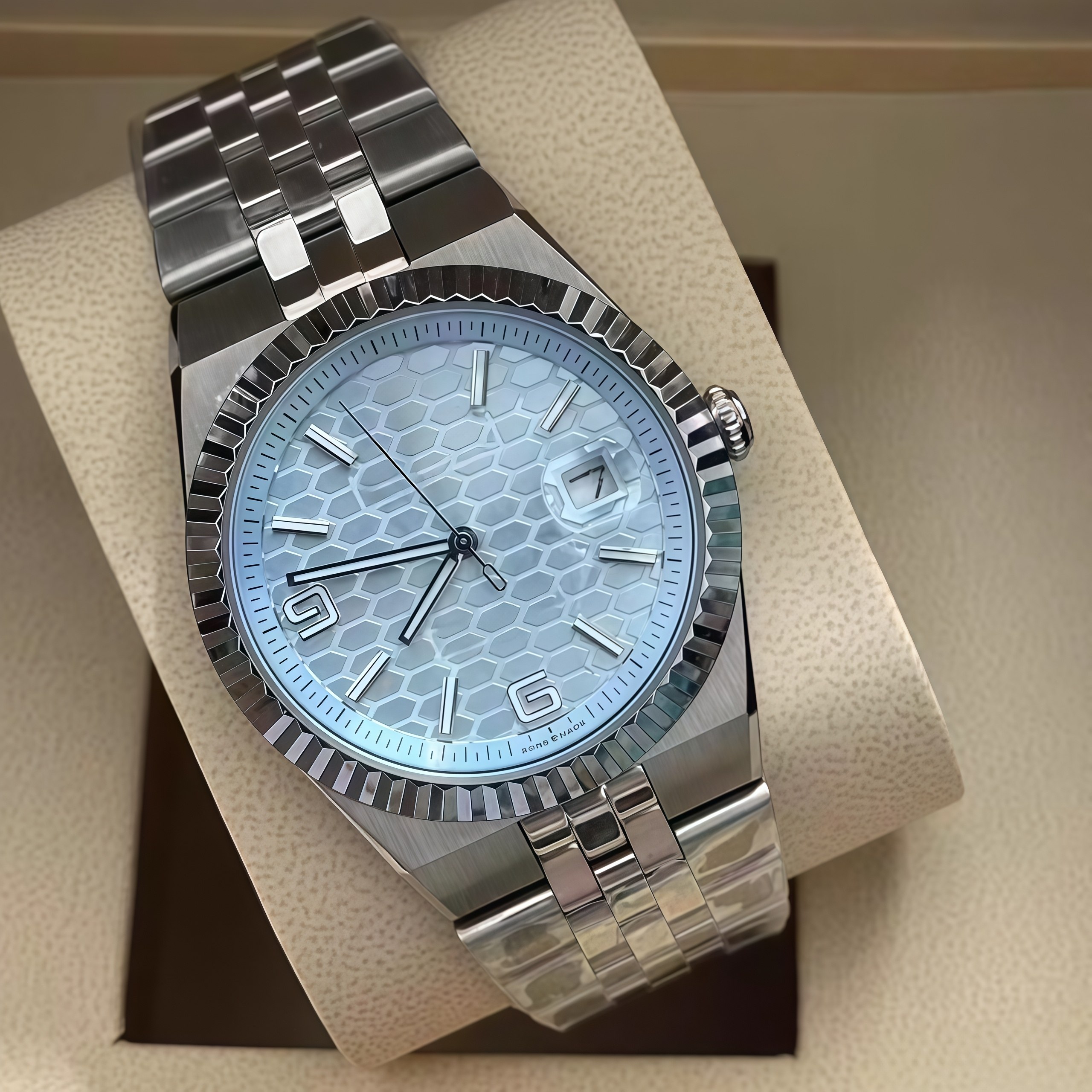 Men's watch,Women's watch,Luxury Designer Couple Automatic Mechanical Watches, 40mm for Men, 36mm for Women,Stainless steel bracelet