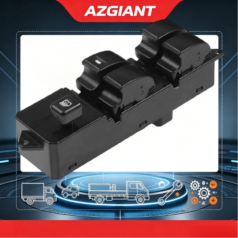 AZGIANT Lève-vitre automobile, interrupteur principal, composant de remplacement de commande de vitre électrique côté conducteur avant pour Mitsu