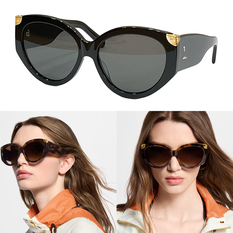 26SS Trunk Cat Eye Sunglasses Z3339 Classic women designer acetate black border Luggage metal corner identification fashion outdoor beach vacatio