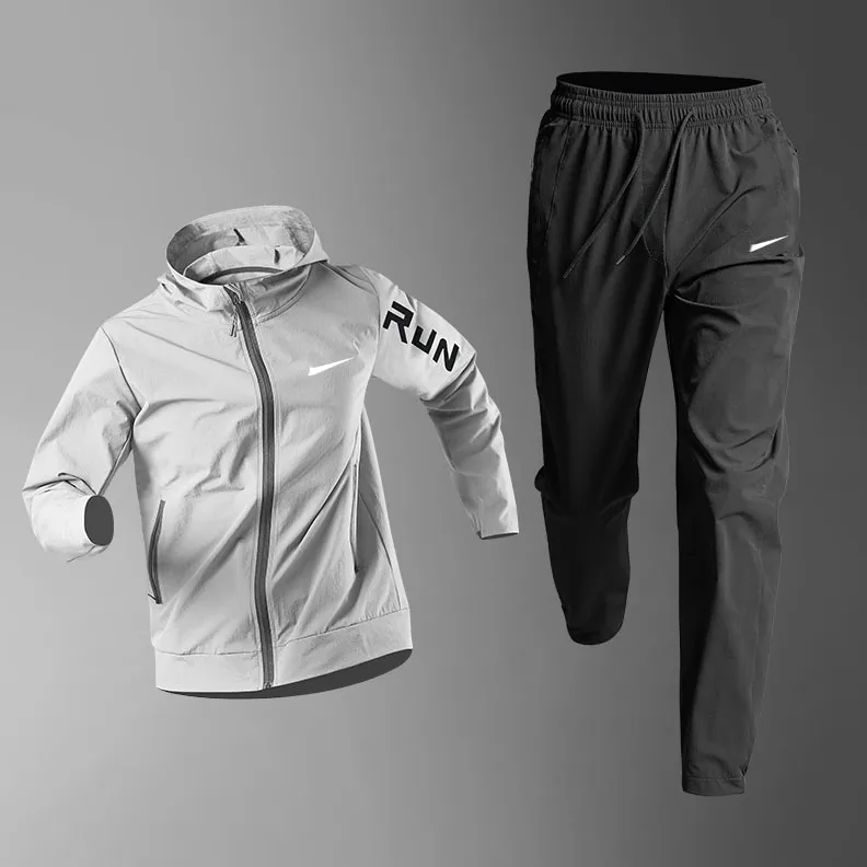 Hot higher quality Mens Hoodies Pants Tracksuits Sports Jackets Trousers Tracksuit Man Joggers 2-Piece
