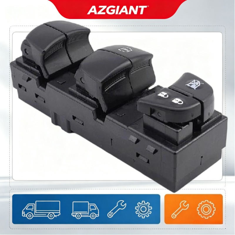 AZGIANT interrupteur principal de fenêtre électrique universel, régulateur de fenêtre, bouton de commande principal pour Nissan Sylphy Sentra Alt