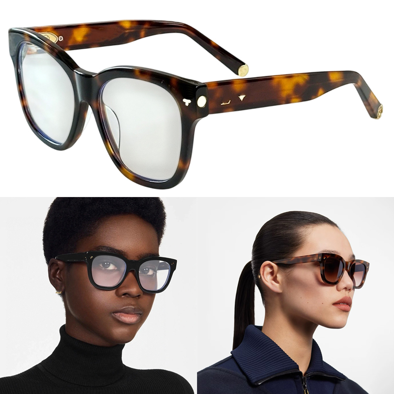 Classic Monogram Round Sunglasses Z1525W Women retro acetate black border Designer metal logo Mens outdoor beach party sunglasses With box