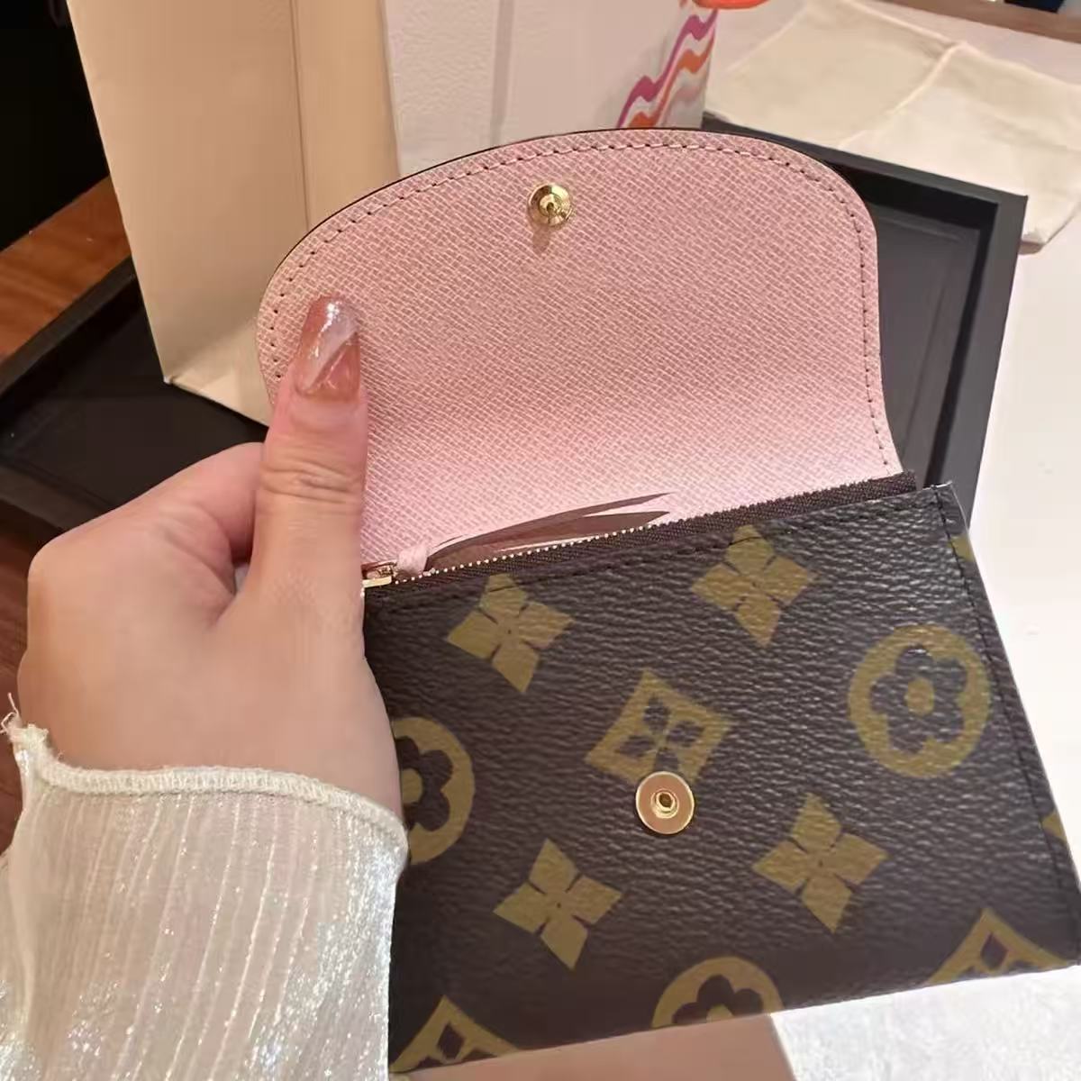 Top Luxury Leather Purse Wallets Fashion Designer Wallets Retro Handbag For Men Classic Card Holders Coin Famous Clutch Wallet