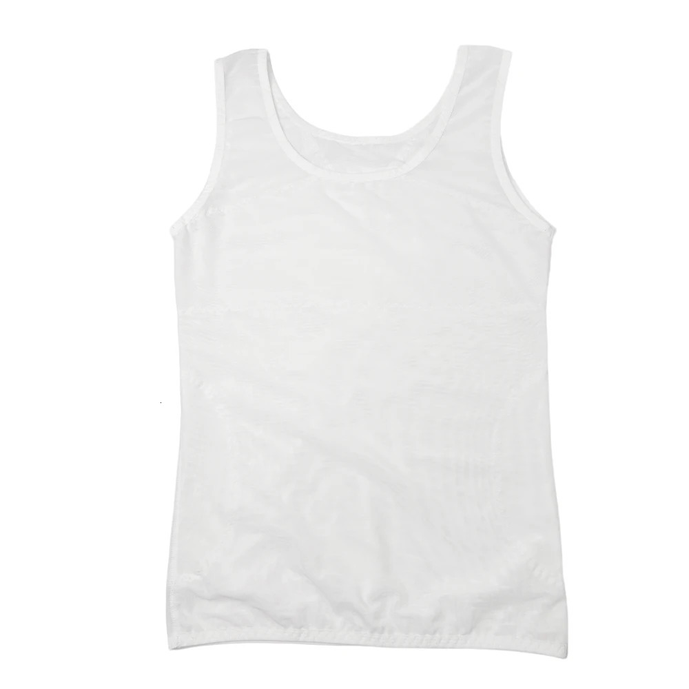Mens Shapewear Compression Shirt Gynecomastia Tummy Control Tank Top Breathable Body Shaper For Men Slimming Undershirt 260731BJ