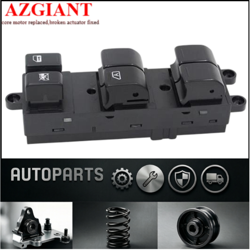 AZGIANT Lève-vitre automobile, interrupteur principal, côté conducteur avant, composant de remplacement de commande de vitre électrique pour Niss