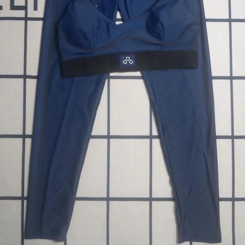 Ensemble de Yoga 2 pièces pour femmes, débardeur, Leggings taille haute, vêtements de sport respirants et extensibles, Pilates