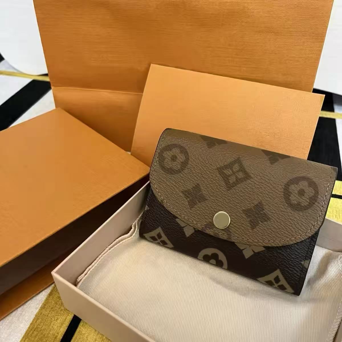 Portefeuilles de créateurs Mode Femmes Hommes Portefeuille En Cuir Véritable Portefeuille Unique Fermeture À Glissière Dame Dames Longue Classiqu