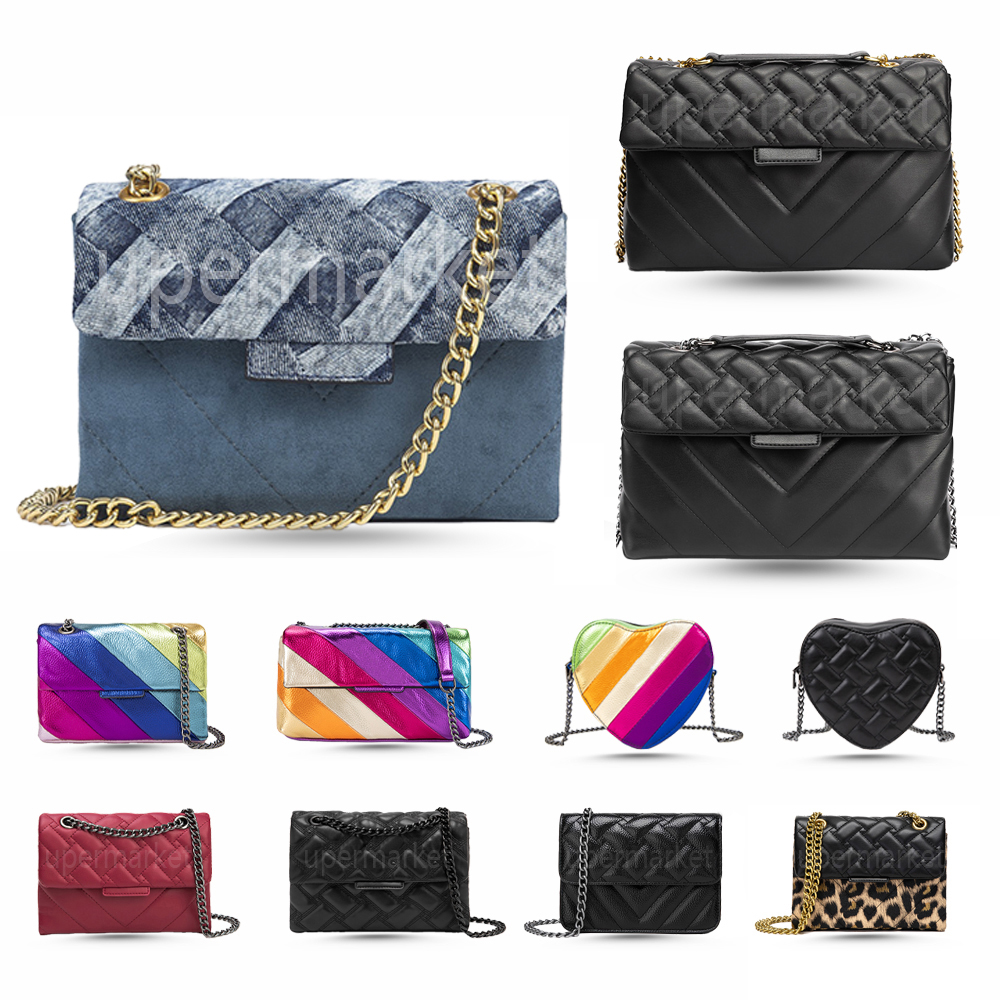 designer mini sac à bandoulière luxe quotidien sac à main noir tête d'oiseau mode couleur coeur chaîne sac à bandoulière élégant rabat en cuir un