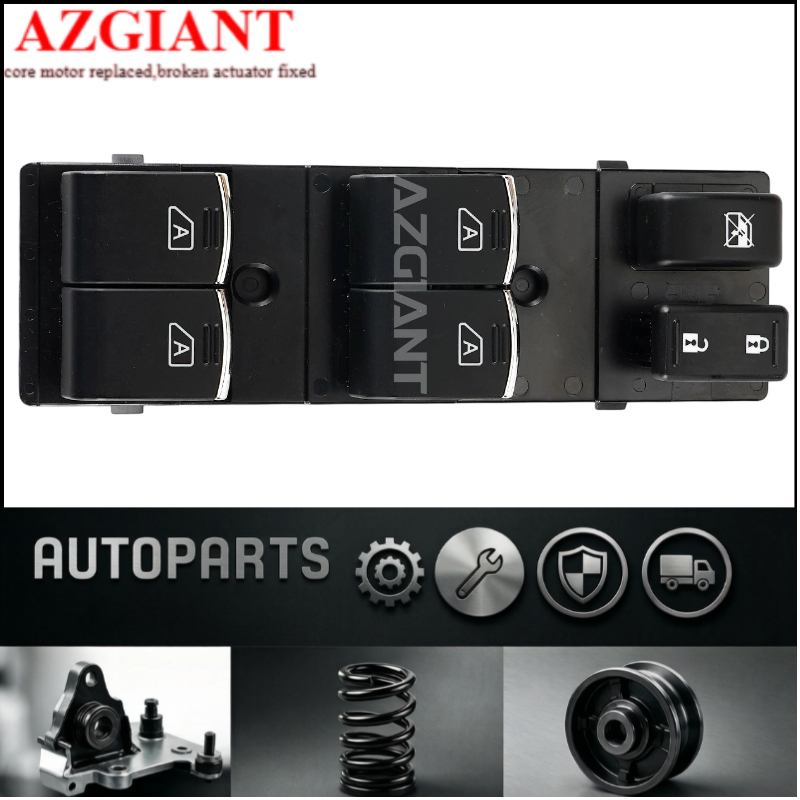 AZGIANT Lève-vitre automobile, interrupteur principal, composant de remplacement de commande de vitre électrique côté conducteur avant pour Subar
