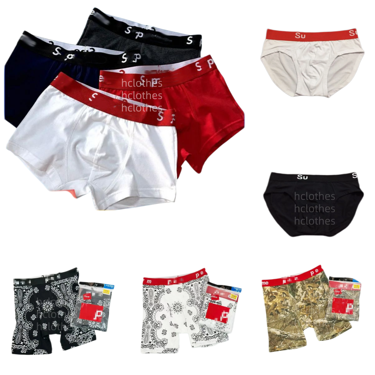 surpre Mens Underwear Designer Mens 3 Pack Boxer Briefs High Waist Boxer Briefs Sexy Letter Printed Cotton Boxers Long Length Boxer Multi Solid Colo