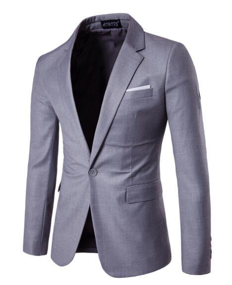 (006) nouvelle veste décontractée coupe ajustée pour hommes
