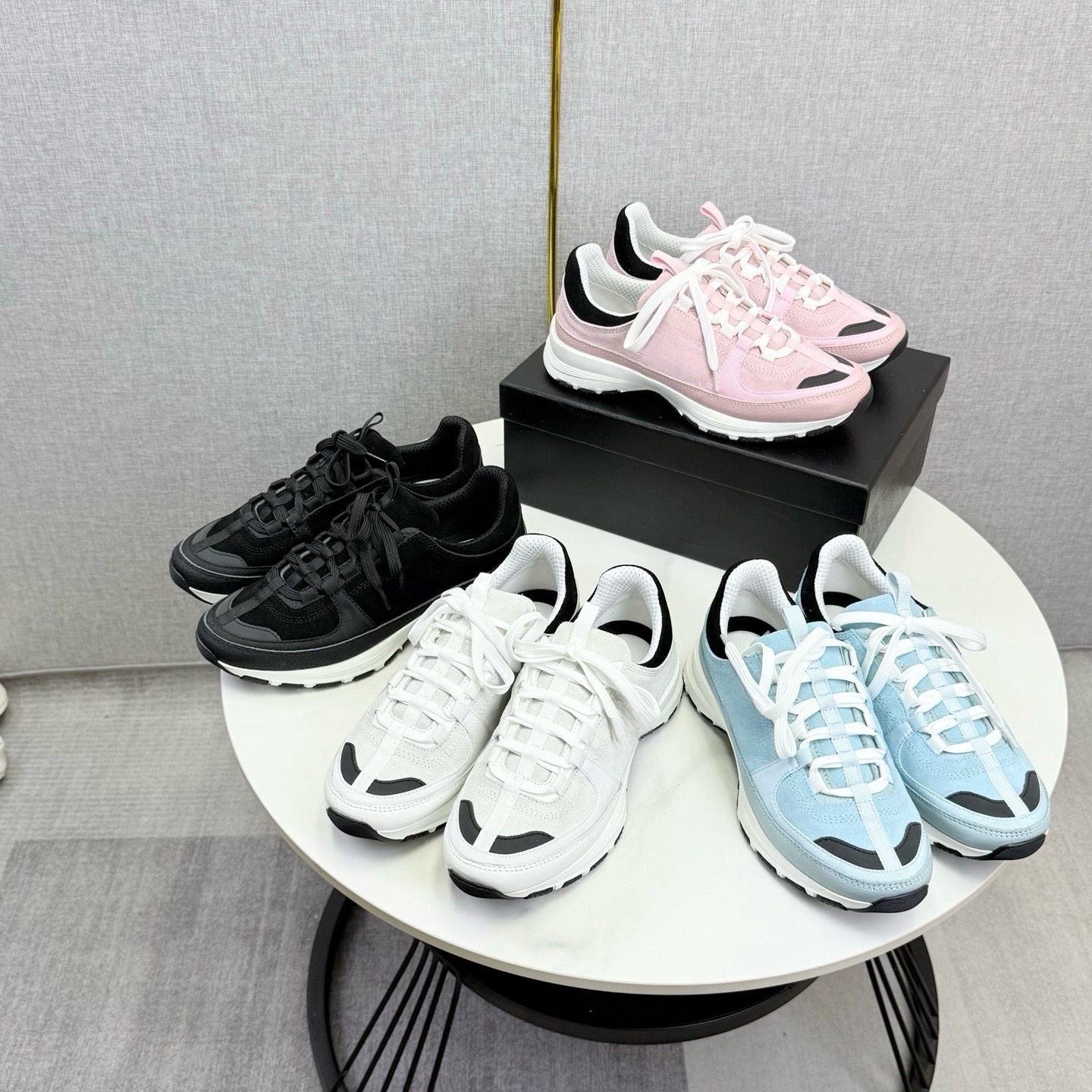 10A High-Quality Top Designer Fashion Casual Sneakers New Color-Blocked Dad Shoes High-End Brand Trendy Lace-Up Sports Style Versatile for Commuting