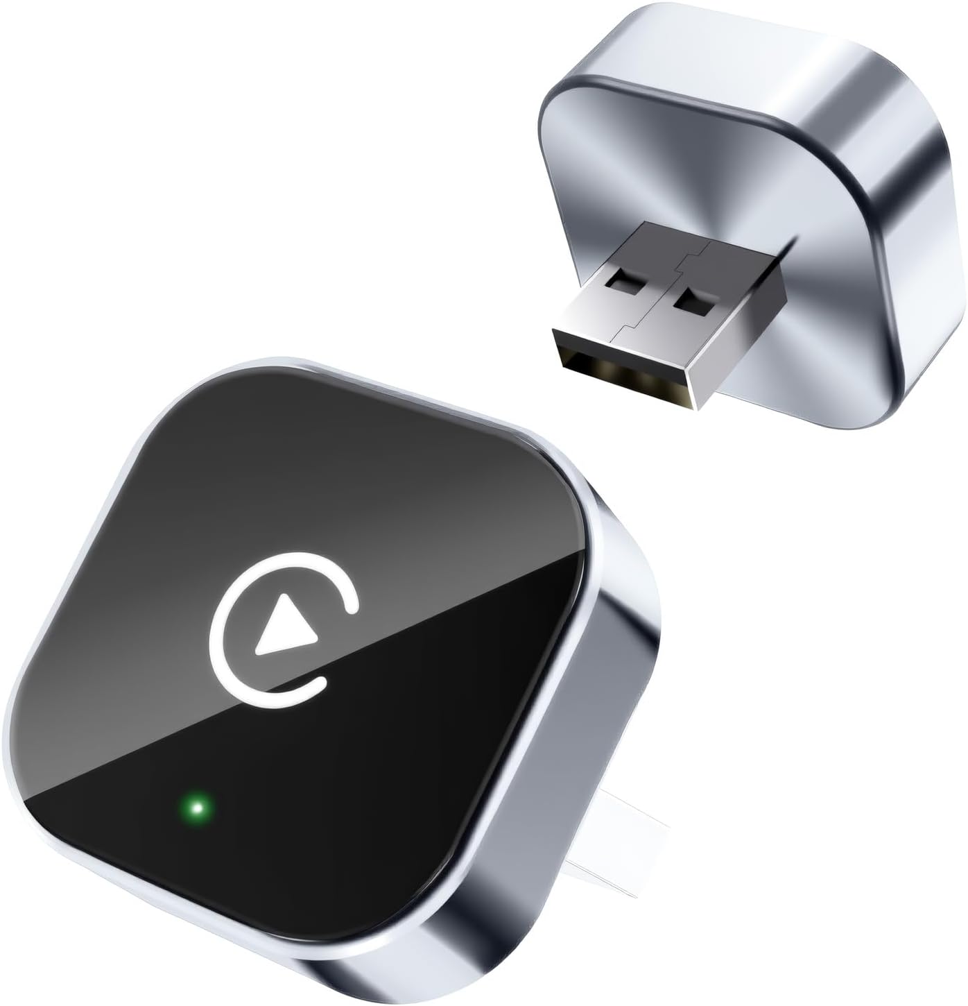 2026 Upgraded Wireless CarPlay Adapter 2 in 1- Fast Auto-Connect, Stable Connection, Mini Size Plug Play Adapter for iPhone Android Auto Compatib-image-1099882552