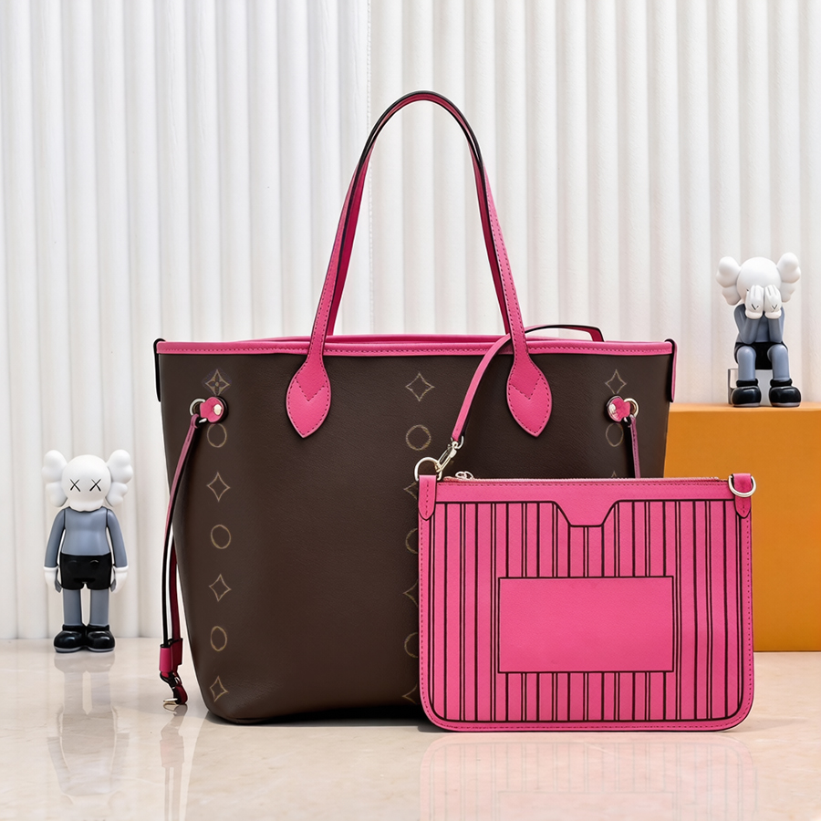 Sac de créateur Sac fourre-tout de luxe Mode Classique Sac à bandoulière double face Sacs de voyage floraux à la mode Lettre Fleur Cuir Sous les