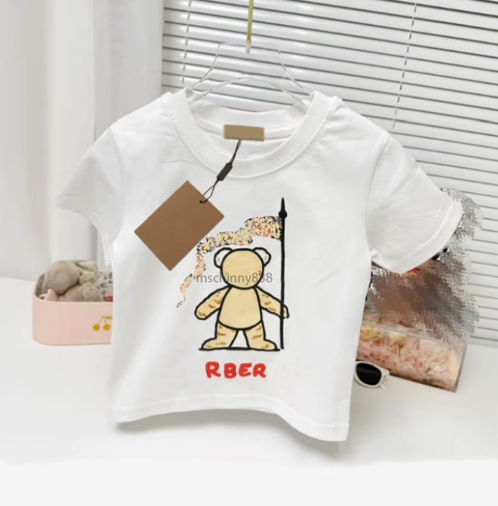 Summer Designer Baby Boys Girls T-shirt Top Kids Clothes Luxury Childrens Short Sleeves Shirt Tee Clothing L260508QBR2