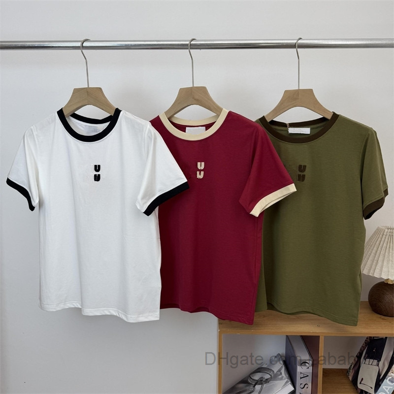 Designer T Shirt Top Unisex Blouse Striped Letter Printed Long-Sleeve T-shirt Casual Tshirts For Womens And Mens Tee Shirt