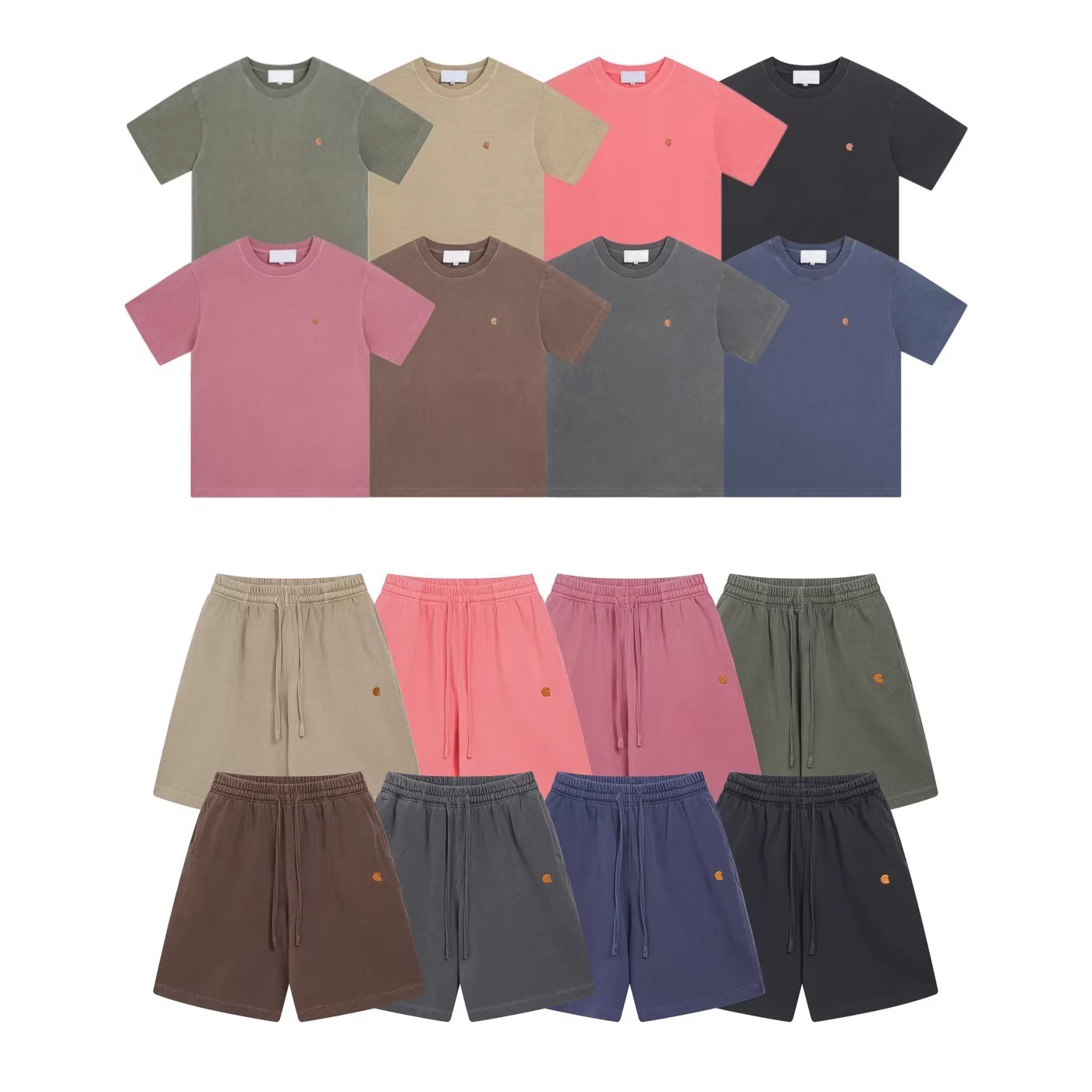 Hot sell Men T-Shirts Designer Embroidered Round Neck Cotton T-Shirt Summer Mens Womens Sports Casual Loose Short-Sleeve Shorts Suit Tracksuits