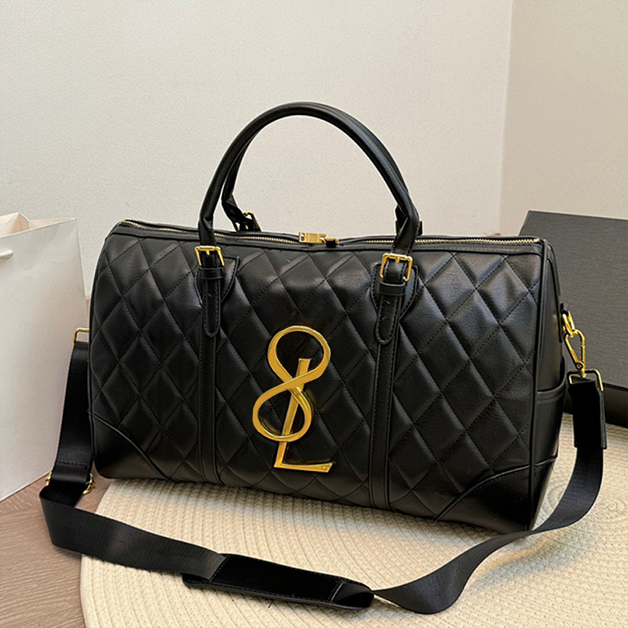 Sacs Duffel Sac à main Designer de luxe en cuir véritable grande capacité valise classique femmes hommes sac à bandoulière fermeture à glissière