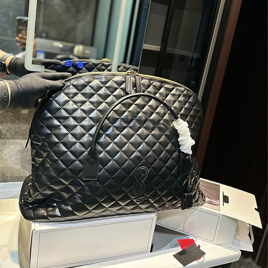 Sacs Duffel Sac à main Designer Classica Véritable Cuir Véritable Valise de grande capacité Femmes Hommes Sac à bandoulière Fermeture à glissière