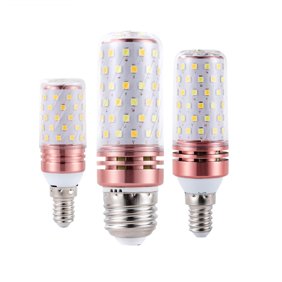 E27 lampe à LED E14 LED SMD 2835 220 V ampoules de maïs 12 W 16 W lampara LED lustre pour la décoration de la maison Ampoule lumière LED