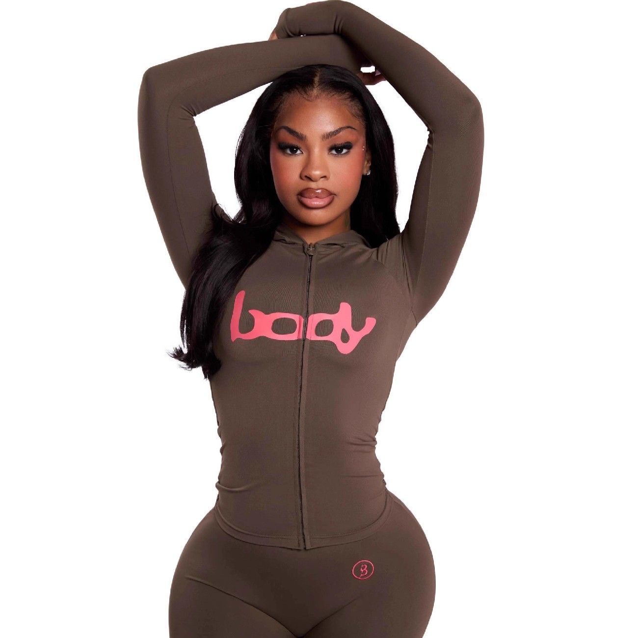 women tracksuits body by rayven set Womens body by raventracy Casual Short Sports Set With Zip-Up Jacket Leggings Quick-Drying Breathable Gym tracks