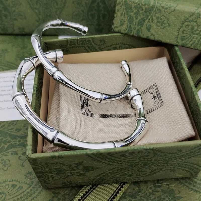 Luxury Designer Opening Bangle Bracelets For Women Fashion 925 Silver Plated Trendy Cuff Bracelet High Quality Elegant Jewelry Perfect Wedding Party