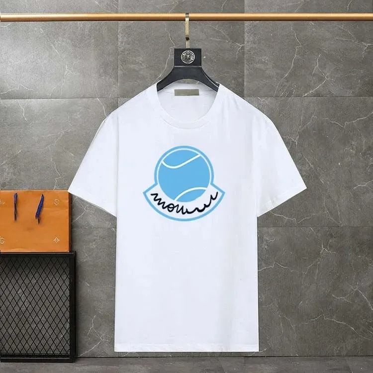designer Men's T-Shirts Shirt Mens T Shirt Tee Round Neck Sweat Absorbing Short Sleeves Breathable Cotton Printed Tshirt Designer Lovers Clothi