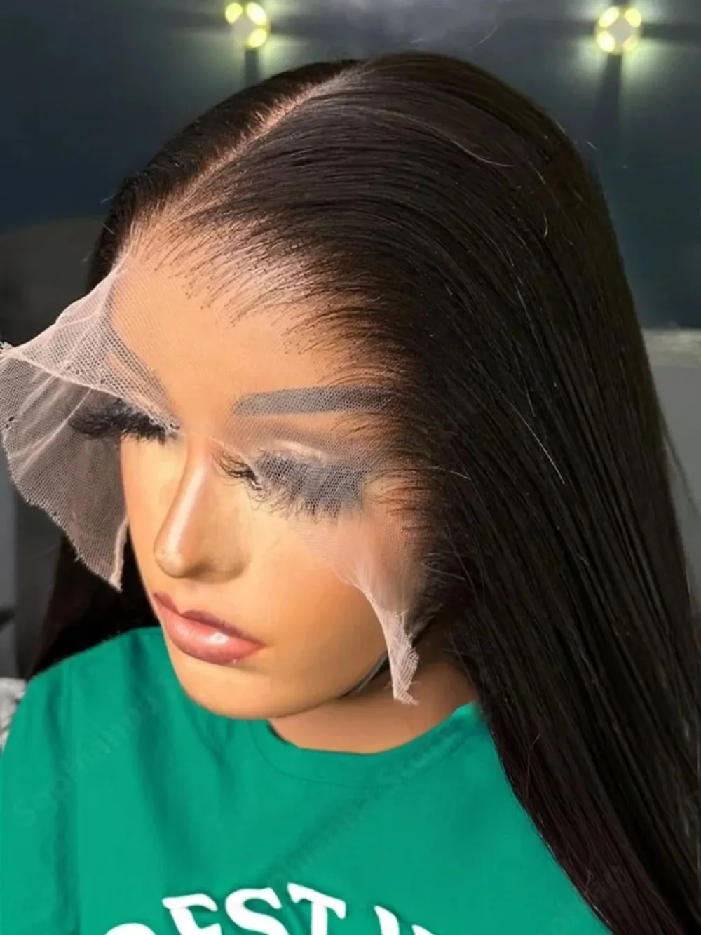 250 Wear And Go Glueless Human Hair Wig Glueless Wig HD Transparent Human Hair Wig Pre Cut Pre Plucked Lace Closure Wig Synthetic 36$