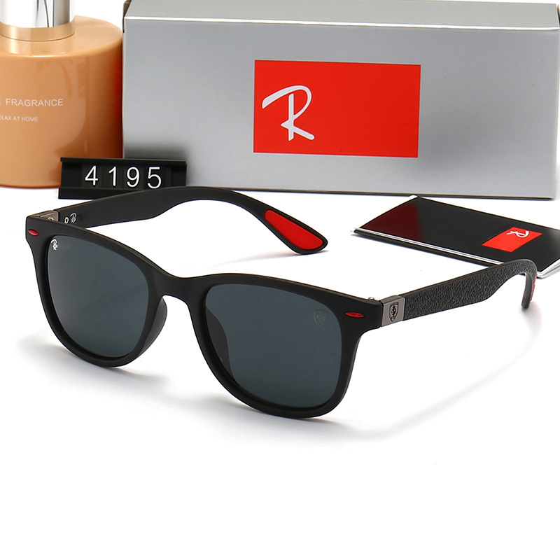 Designer RB New Fashion Sun Glasses Evidence Square Sunglasses Men Brand Band Sunglasses Female Popular Colorful Vintage 4195