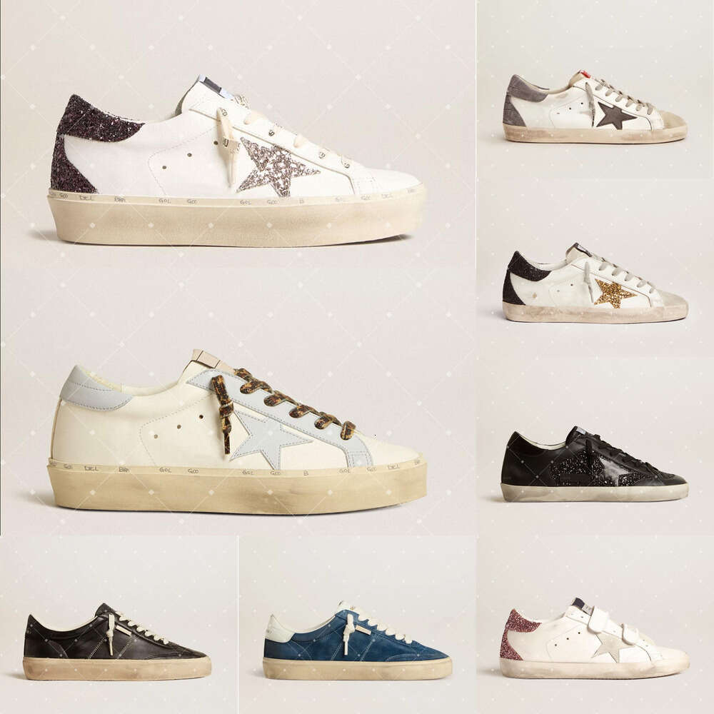 Nouvelles baskets étoiles à paillettes décontractées pour hommes et femmes Golden Goods