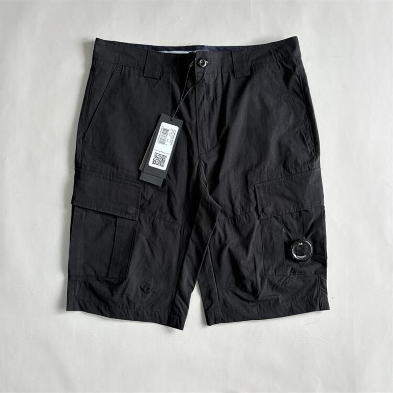 5 color 2026 New One lens Summer workwear and casual shorts outdoor men's thick short pants with mobile badges M-XXL