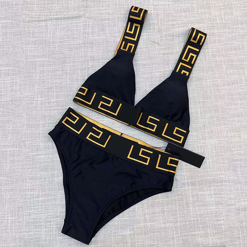 Designer Bikini Women's two-piece bikini with Alphabet Swimsuit summer swimsuit Beach swimsuit one-piece Woman Swimwear-image-905929597