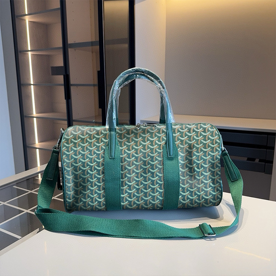 Sacs Duffel Designer Femmes Sac De Voyage De Luxe Trousse De Toilette Simple Sac De Lavage En Cuir Véritable Grande Capacité Sac À Main Dames Por